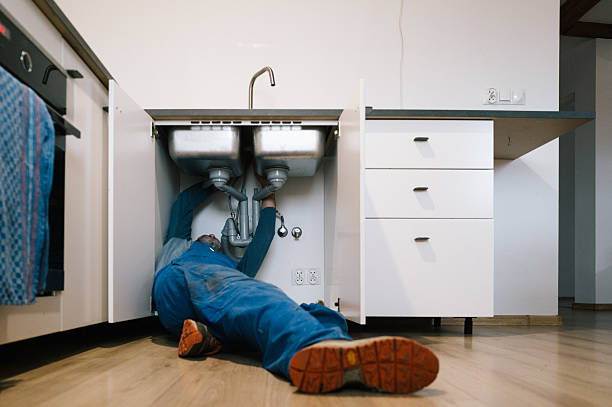 Professional Emergency Plumber technician working in Rush City, MN